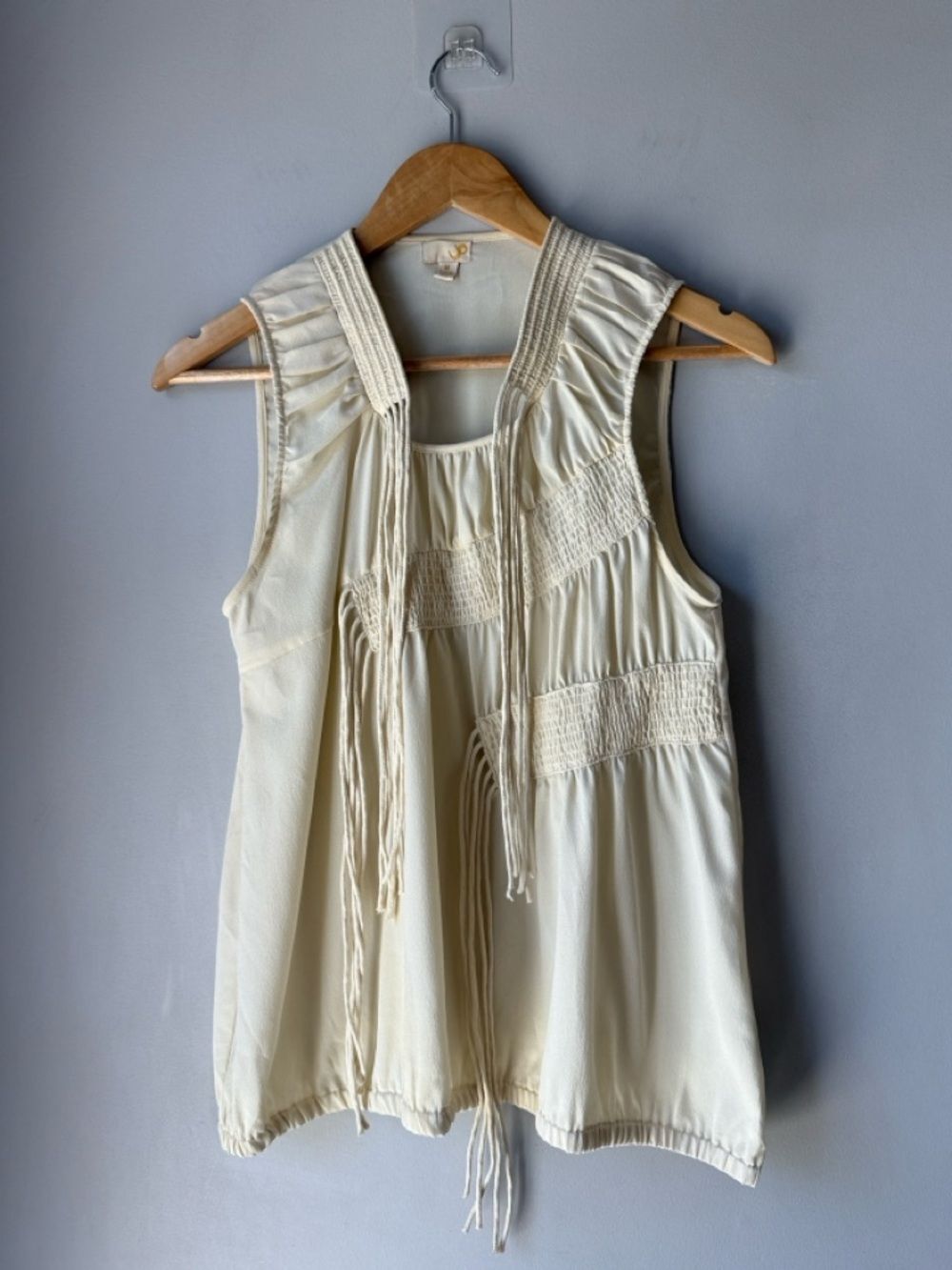 Ya Los Angeles Boho Hippie Peasant Festival Top